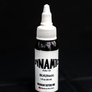 Dynamic Color Co. BLK (Black) – Premium Tattoo Ink – 1 fl oz (30 ml)