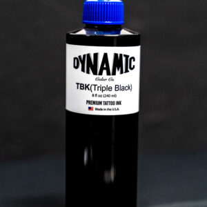 Dynamic TBK (Triple Black) – Premium Tattoo Ink – 8 oz