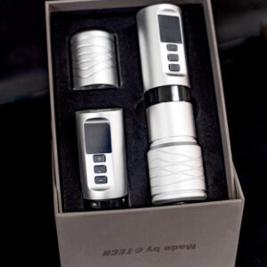 Wireless Rotary Tattoo Machine Kit – Digital Power with Dual Batteries