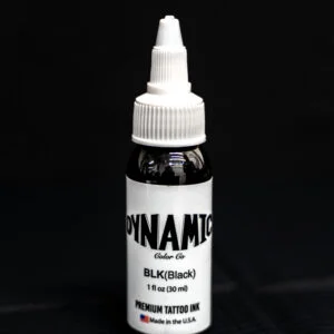 Dynamic Color Co. BLK (Black) – Premium Tattoo Ink – 1 fl oz (30 ml)